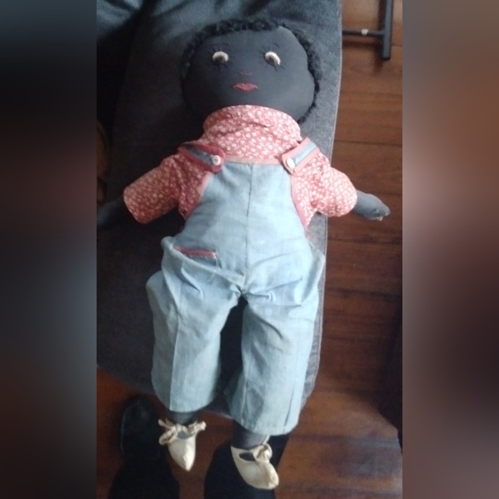 Vintage Little Black Sambo Doll.